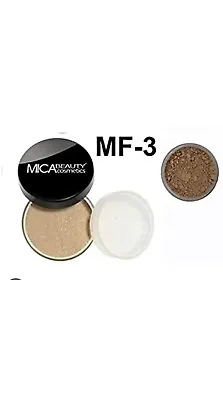 MICA BEAUTY Mineral Foundation Powder 9 Grams Brand New - MF3 -Toffe • $18