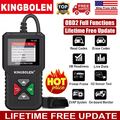 Automotive OBD2 Scanner EOBD Code Reader Check Engine Fault Car Diagnostic Tool • $8.50