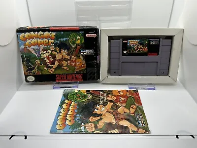 Congo's Caper SNES Super Nintendo Complete CIB RARE! Free Shipping • $89.96