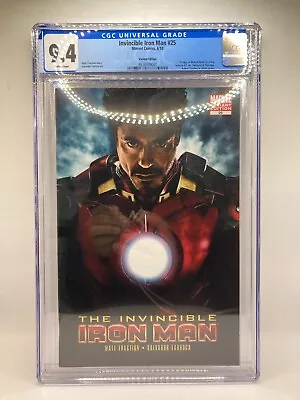 INVINCIBLE IRON MAN #25 CGC 9.4 - 1st Appearance Of Detroit Steel - 2010 Marvel • $99.99