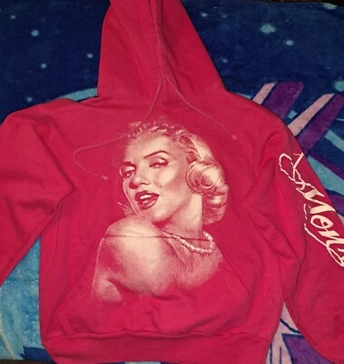 $7 • Buy Hot Pink Marilyn Monroe Hoodie Size S