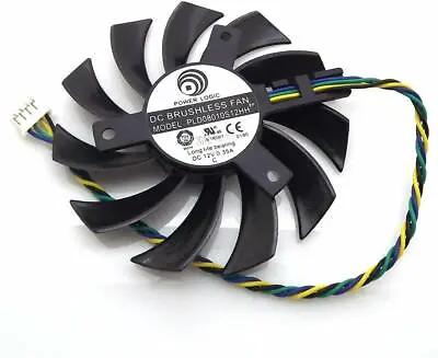 75mm MSI GTX 460 560 570 580 R6870 R6950 Fan Replacement 40mm 4Pin PLD08010S12HH • $17.73