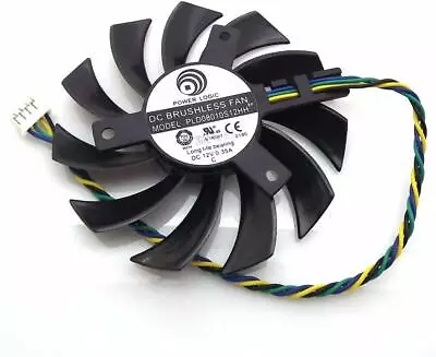 75mm MSI GTX 460 560 570 580 R6870 R6950 Fan Replacement 40mm 4PinPLD08010S12HH • $17.02