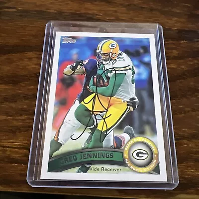 2011 Topps Greg Jennings #40 Green Bay Packers Autograph • $10