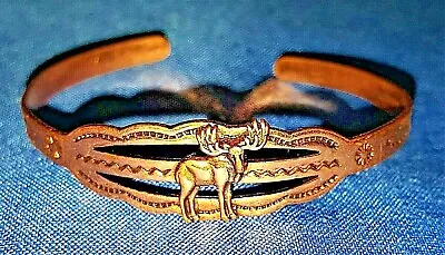 Hand Crafted Quality Child's Copper Bracelet Moose #54~Healing Effects Of Copper • $14.99