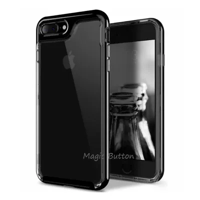 $6.99 • Buy For IPhone 6 6s 8 7 Plus SE Hard Frame Double Layer Clear Case Slim Cover 