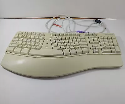 Microsoft KU-0045 X06-19331 Elite Natural Ergonomic Curve Keyboard PS2 Wired • $24.99