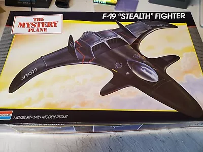 Monogram F-19 Stealth Fighter 1:48 Scale Kit Complete  • $51.22
