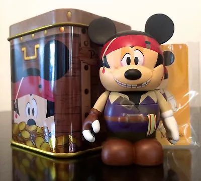 Disney Vinylmation 3  Pirates Of The Caribbean Hero Mickey Mouse Japan Tokyo Tin • $54.99