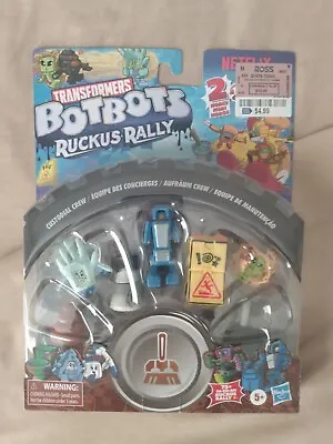 Transformers BotBots Ruckus Rally Custodial Crew 8 Mini Figures Set MISB • $9.50