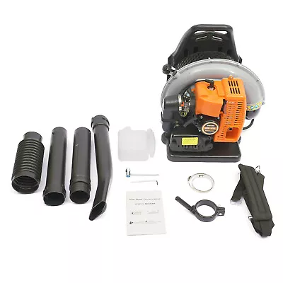 £113 • Buy 63cc Petrol Backpack Leaf Blower Commercial 2Stroke Garden Yard Sweeper Blower