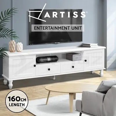 $179.95 • Buy Artiss TV Cabinet Entertainment Unit Stand French Provincial Storage 160cm KUBI