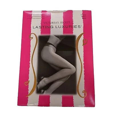 Victoria's Secret Pantyhose Cream Small Sheer To Waist Lasting Luxuries NEW • $9.95