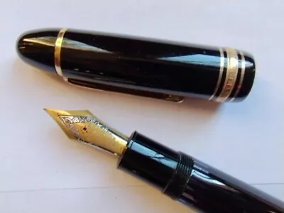 MONTBLANC MEISTERSTUCK Model 149 4810 Fountain Pen Gold Trim Vintage 1970's • $420