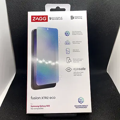 $19.98 • Buy ZAGG InvisibleShield Glass XTR2 Eco Screen Protector For Samsung Galaxy S23