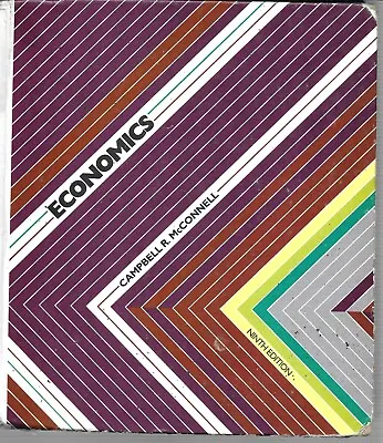 ECONOMICS Principles Problems And Policies 9th EDITION By Campbell R McConnell • $14.44