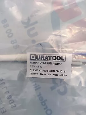 Duratool Heating Element Model ZD-929B Heater 24V 48W For Iron 88-201B • £9.80