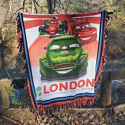 Disney Pixar Bentley World Grand Prix WGP  CARS Fleece Blanket  London • $19