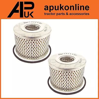 2x Engine Oil Filter Element & Seal For David Brown 1210 1212 1410 1412 Tractor • £15.99