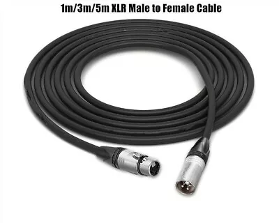 1-25M Balanced Microphone Cable XLR Patch Lead Male To Female Extension Mic Cord • $39.95