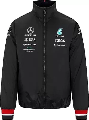 Mercedes-AMG Petronas F1 2022 Team Lightweight Padded Jacket - Black Size M • $169