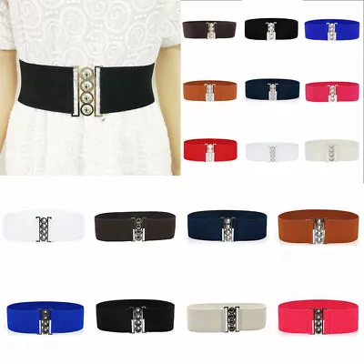 £2.41 • Buy Elasticated Wide Classic Nurse Belt Vintage Retro 1950's Waist Cincher Corset UK