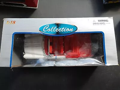 1:18 Welly 1955 Oldsmobile Super 88 Convertible NIB (Red & White) • $24.99