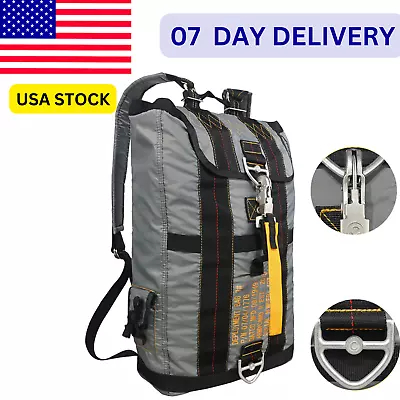 Tactical Backpack Military Parachute Duffle Pilot Helmet Bag Heavy Duty Duffel • $39.99