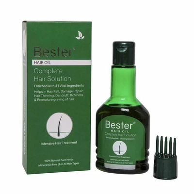 £14.39 • Buy Bester Natural Hair Oil Complete Hair Solution Enriched 41 Vital Ingredient 100m
