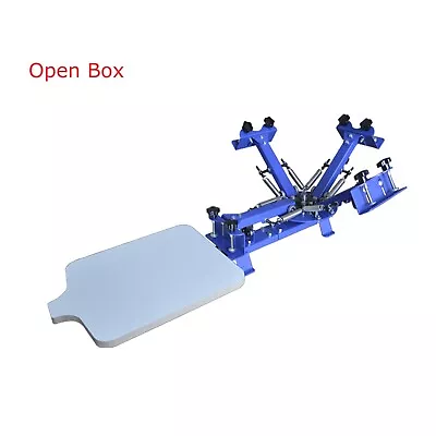 Open Box SPE-UM 4 Color 1 Station Screen Printing Press T-shirt Screen Printer • $167.40