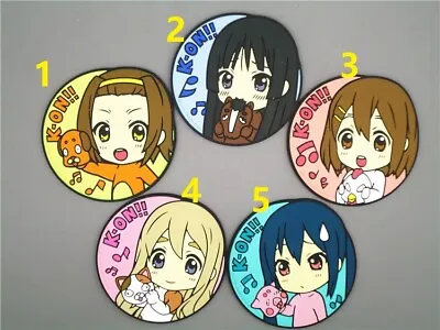 Japan Anime K-ON K-ON! Cup Mat Rubber Coaster Yui Mio Ritsu Megumi Azusa Cosplay • $6.98