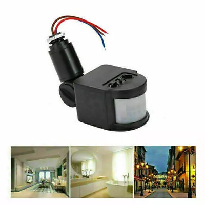 Outdoor LED Flood Light PIR Motion Sensor Detector Switch For Wall Security Lamp • $6.99