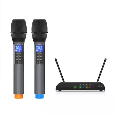 Biner DX-9 2 Dynamic Handheld Microphone UHF Wireless System Built In Battery • $78.34