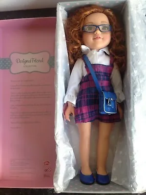 Chad Valley Design A Friend Doll Ella In School Uniform With Glasses New Boxed  • £39.95