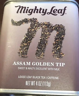 Mighty Leaf Tea- Assam Golden Tip Tin- 4.0 Oz (113g) - BRAND NEW • $12.99