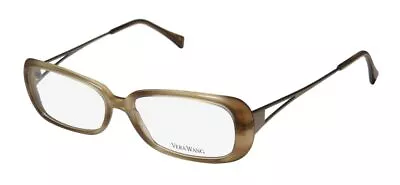 New Vera Wang V175 Glasses Brown Metal & Plastic Womens Full-rim 52-15-135 • $29.95