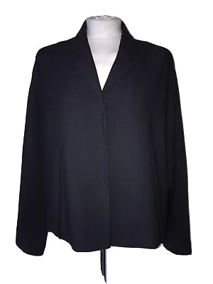 £85 • Buy Annette Gortz Nwot Sz S/m  Alia  Blue Loose Boxy Pocket Front Jacket         