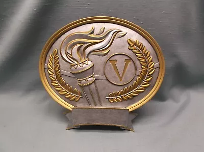 Oval Plate Victory Torch Resin Award Trophy PDU Large 8  • $5.99