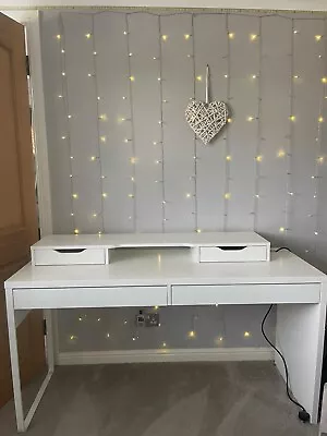 IKEA Micke Desk With Detachable Top Box -WHITE • £35