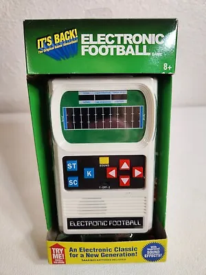 NEW Electronic Football Handheld 1-2 Player Retro Mattel Game W/ Sound FASTShip • $79