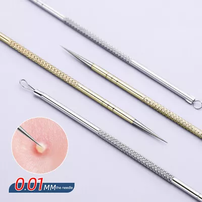 $2.34 • Buy 1pc Needle Blackhead Remover Pimple Extractor Popper Acne Blemish Comedone Tool