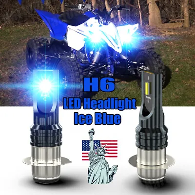 For Yamaha YFZ450 YFZ 450 YFZ450R LED 2004-2019 2020 2021 Headlight Bulb Blue • $17.99