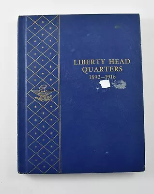 Used Whitman 1892-1916 Barber Quarters Empty Coin Album Book -13 *956 • $3.25