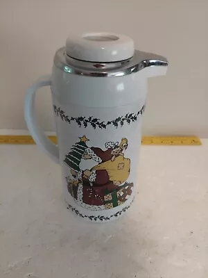 Vintage Retro Christmas Santa Claus Hot Cold Beverage Dispenser Coffee  • $35.95