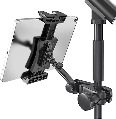 Tablet Mic Stand Holder Tablet Stand Holder  Microphone Stand Ipad Holder • £25.50