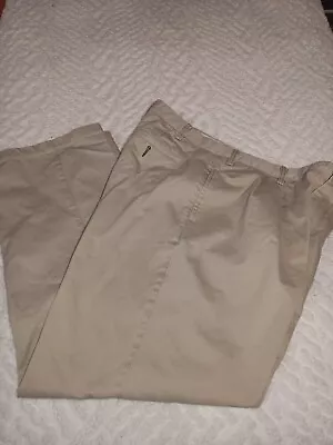 Orvis Mens Dress Pants  Pleated Khaki Sz 38X32 • $15