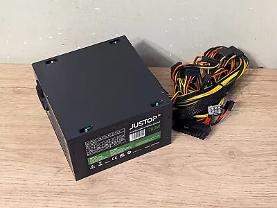 £14.39 • Buy FAULTY Justop 700W PSU ATX PC Power Supply Fan Unit 8-pin 12V 8-Pin PCI-E 6 SATA