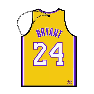 Kobe Bryant Yellow Jersey Car Air Freshener • $3