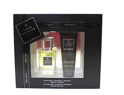 David Beckham Instinct 30 Ml EDT & Hair And Body Wash 75 Ml *Boxed • £11.99