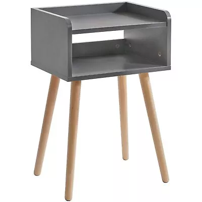 IBUYKE Nightstand Mid-Century Modern Bedside Table With Solid Wood Legs Min... • $40.62